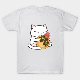 Chubby Cat Takoyaki T-Shirt